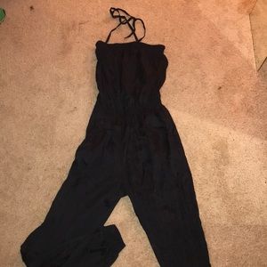 Self Tie Halter jumpsuit